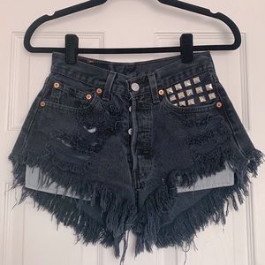 Levi’s 501 diy shorts
